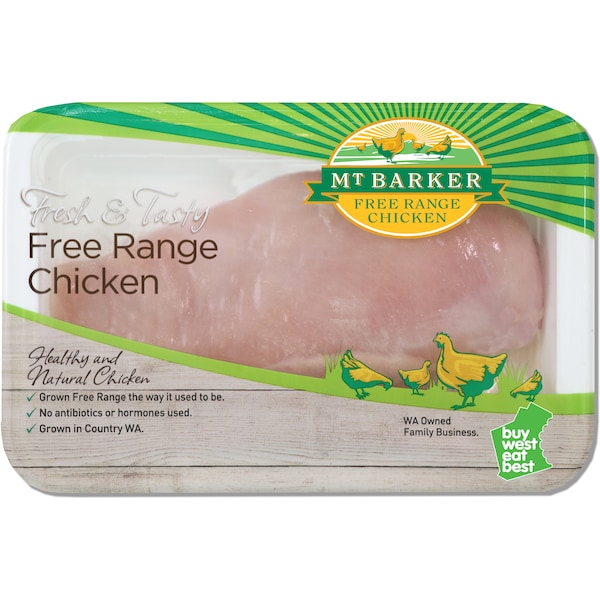 Mt Barker Free Range Chicken Breast Fillet 250g