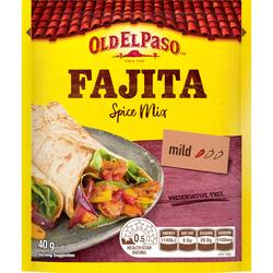 Old El Paso Fajita Spice Mix Mexican Style 40g