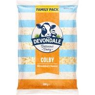 Devondale Shredded Colby Cheese