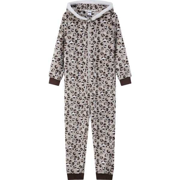 For Her Ladies Onesie All Over Print Leopard Natural Small/Medium Each