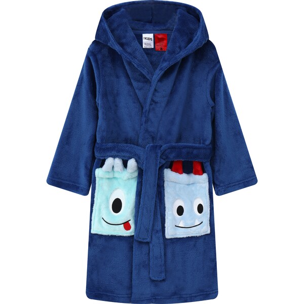 For Kids Kids Robe Monster Navy Size 6/7 Each