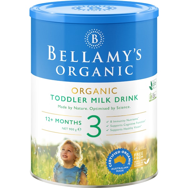 Bellamy's Organic Organic Toddler Baby Formula Stage 3 900g