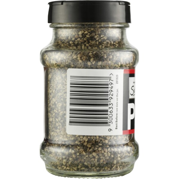 Woolworths Select Pepper Corn Black Cracked 105g