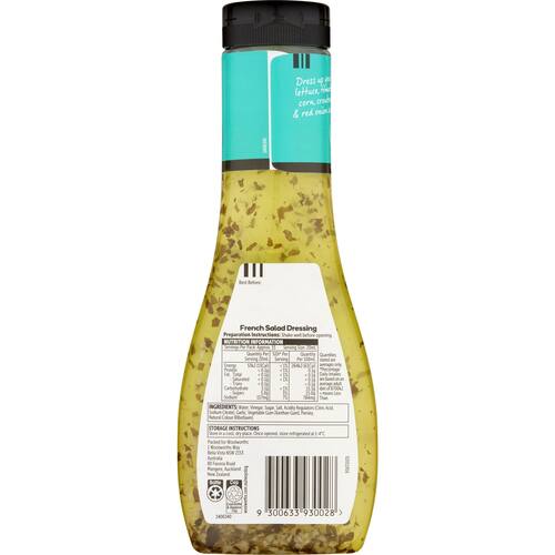 Woolworths Dressing 99 Free French 300ml bunch