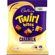 Cadbury Caramilk Twirl Milk Chocolate Bites Snack & Share Bag