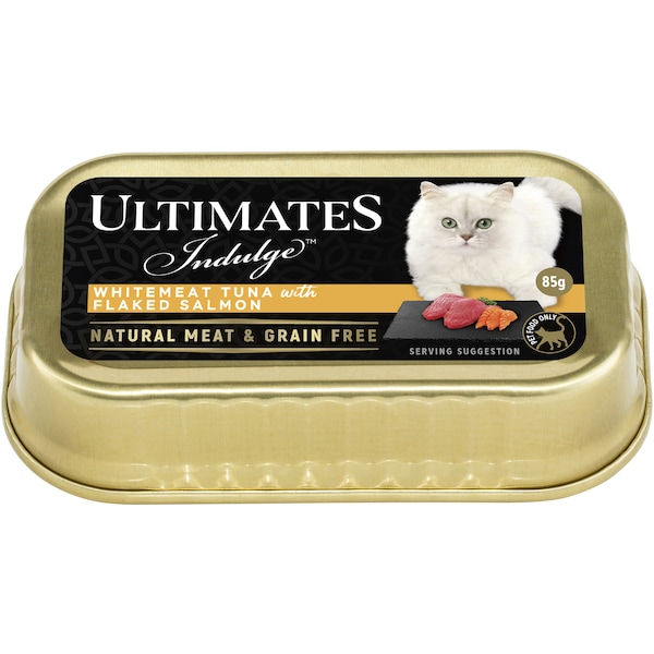 Ultimates Indulge White Tuna With Salmon Wet Cat Food 85g