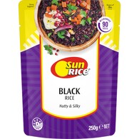 Sunrice Microwave Black Rice Pouch Black Rice