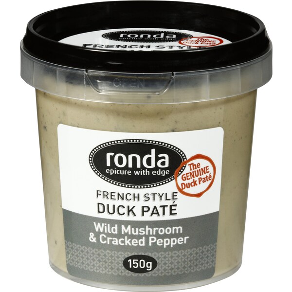 Ronda Pate Duck & Mushroom & Crkd Pepper 150g