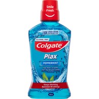 Colgate Mouthwash Peppermint Alcohol Free - Plax