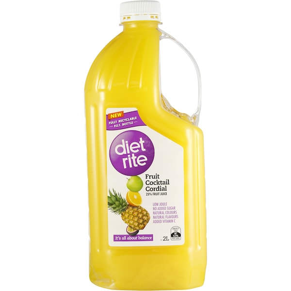 Diet Rite Fruit Cup Cocktail 2l