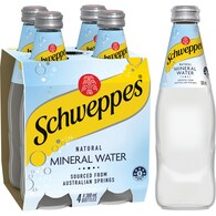 Schweppes Natural Mineral Water Glass Bottle