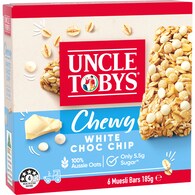 Uncle Tobys Muesli Bars Chewy White Choc Chip