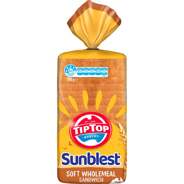 Tip Top Sunblest Wholemeal Sandwich 700g