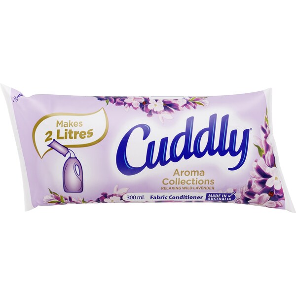 Cuddly Refill Sachet Fabric Conditioner Wild Lavender 300ml