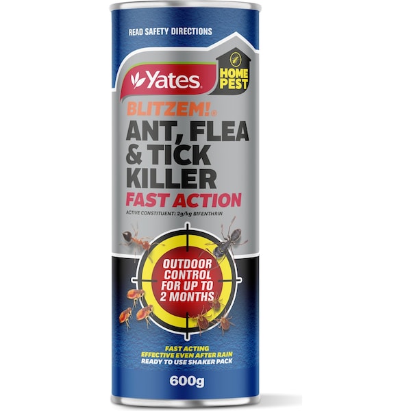 Yates Blitz-Em Insect Control Ant Flea & Tick Killer 600g