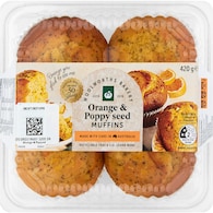 Woolworths Orange & Poppyseed Muffin