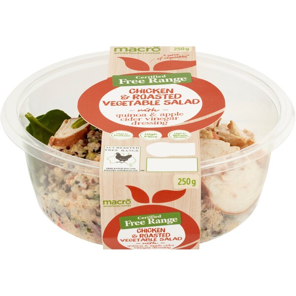 Macro Free Range Chicken & Roasted Vegetable 250g