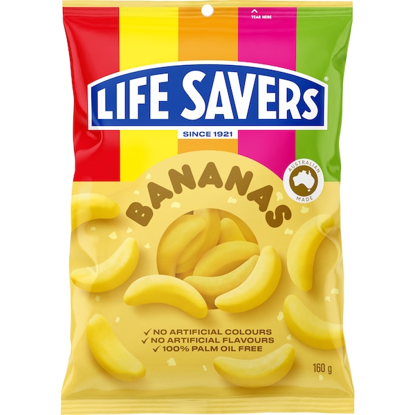 Life Savers Bananas 160g