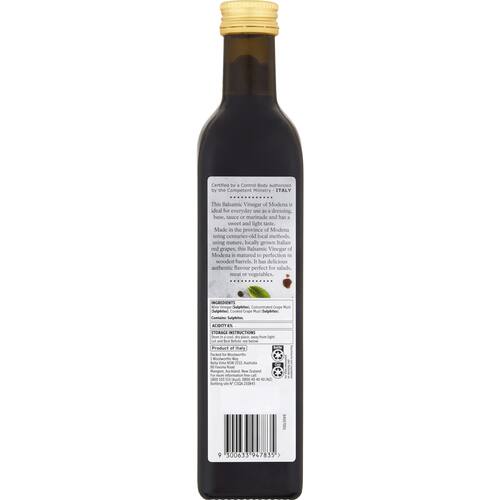Woolworths Balsamic Vinegar 500ml bunch