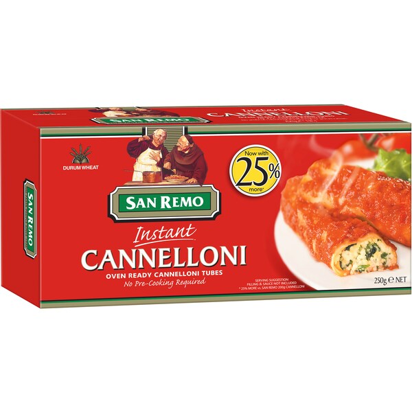 San Remo Cannelloni Pasta 200g