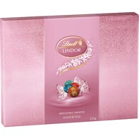Lindt Lindor Assorted Chocolate Pink Gift Box