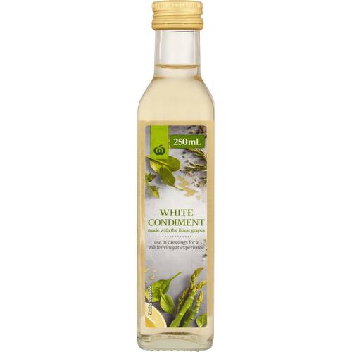 Woolworths Vinegar Balsamic White 250ml bunch