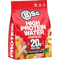 BSc Collagen Protein Water Peach Iced Tea