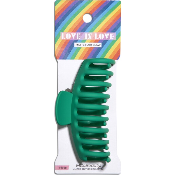 MCoBeauty Hair Claw Matte Green Love Is Love each