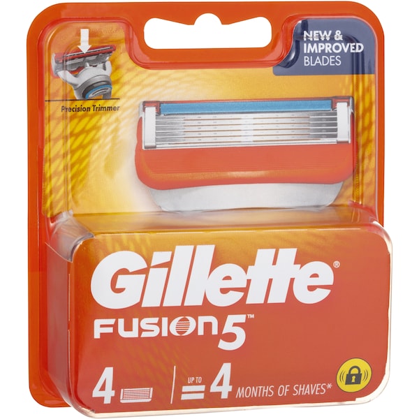 Gillette Fusion Shaving Blade Refill Manual 4 pack