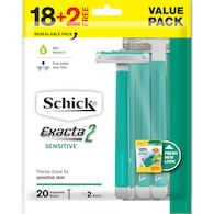 Schick Mens Razor Exacta 2 Disposable Sensitive