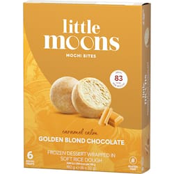 Little Moons Mochi Bites Golden Blond Chocolate 6 pack