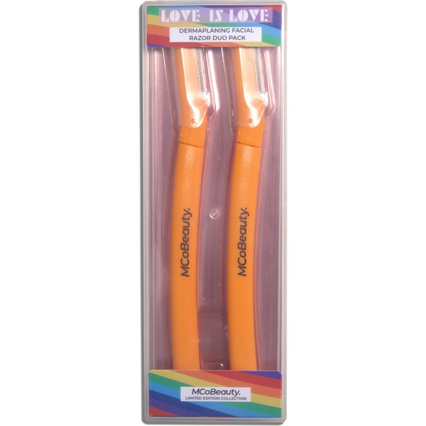 MCoBeauty Dermaplaning Facial Razor Love Is Love 2 pack