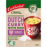 Continental Classics Cup A Soup Dutch Curry With Rice