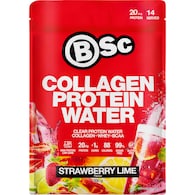 BSc Collagen Protein Water Strawberry Lime