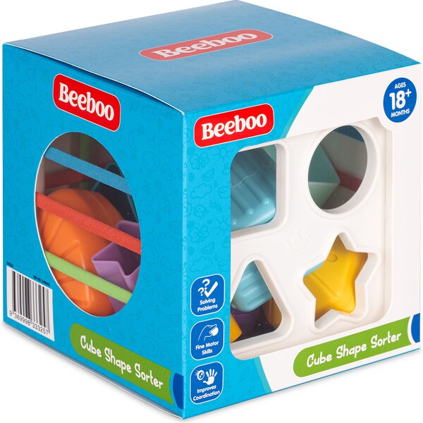 Beeboo Cube Shape Sorter Each