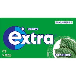 Extra Spearmint Sugar Free Chewing Gum 14pc 27g