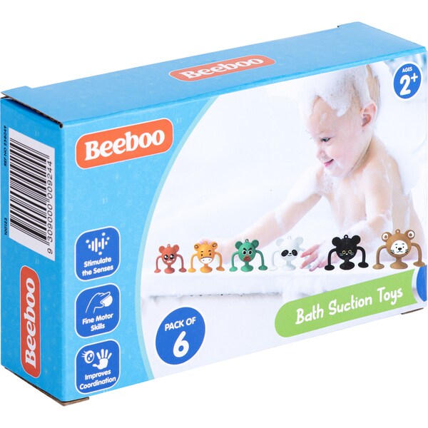 Beeboo Bath Suction Toys 6 Pack