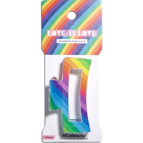 MCoBeauty Hair Claw Rainbow Love Is Love each