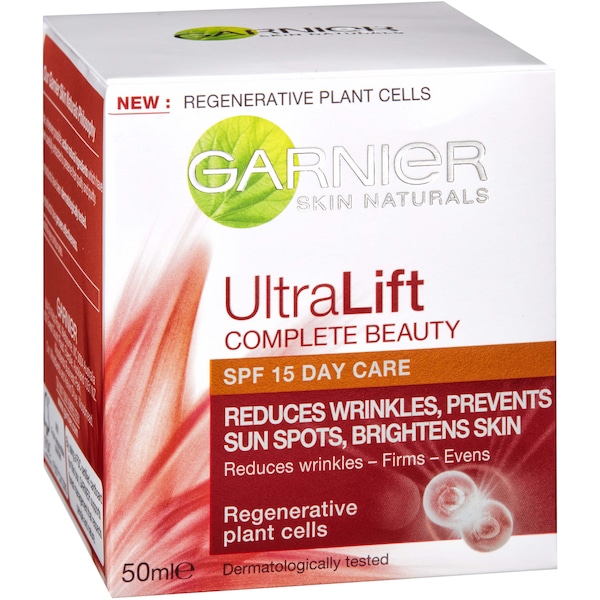 Garnier Ultralift Face Cream Ultra Lift Day With SPF15 50mL