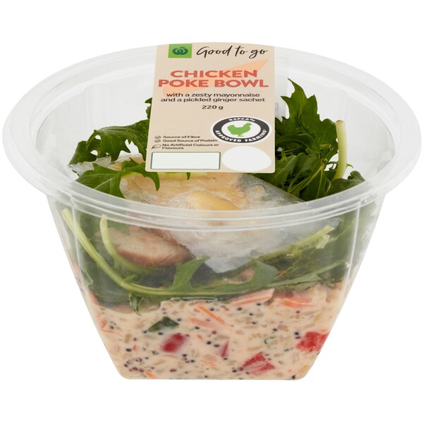 Woolworths Chicken Poke Bowl Good To Go 220g