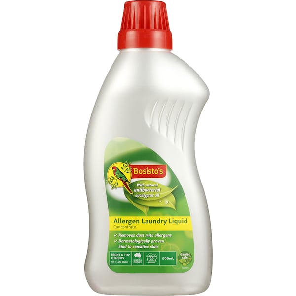 Bosisto's Allergen Top & Front Loader Laundry Liquid 500mL