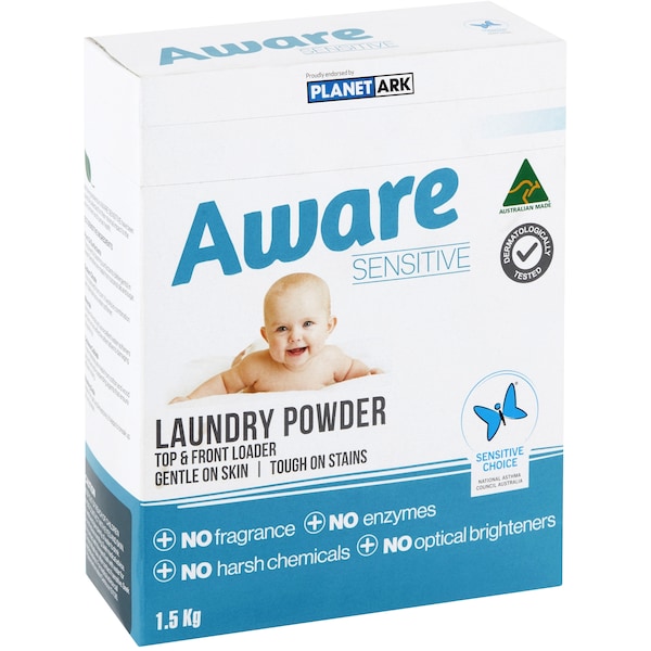 Aware Sensitive Top & Front Loader Laundry Powder 1.5kg