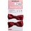 MCoBeauty All About School Bow Hair Tie Maroon 2 pack