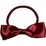 MCoBeauty All About School Bow Hair Tie Maroon 2 pack