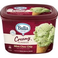 Bulla Creamy Classics Ice Cream Tub Mint Choc Chip