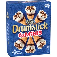Peters Drumstick Minis Ice Cream Vanilla