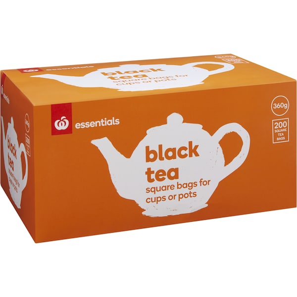 Essentials Black Tea Bags 200 Pack