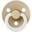 Bibs Colour Pacifier Glow In The Dark Size 2 Assorted 2 pack