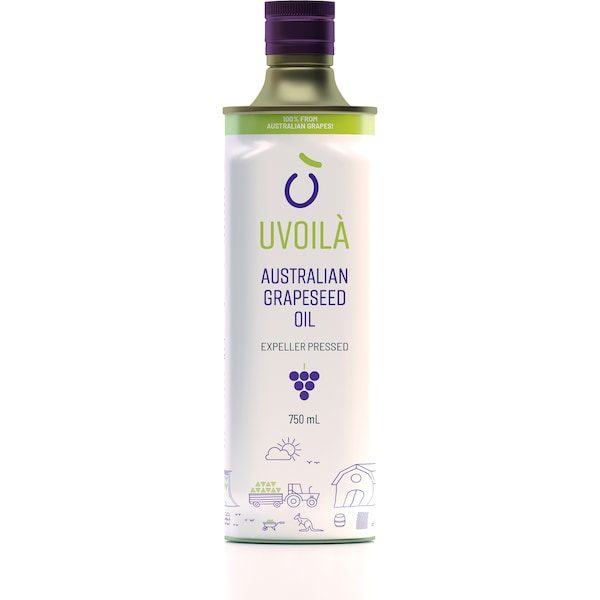 Uvoila Australian Grapeseed Oil 750mL