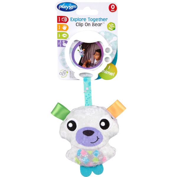 Playgro Explore Together Clip On Bear Each